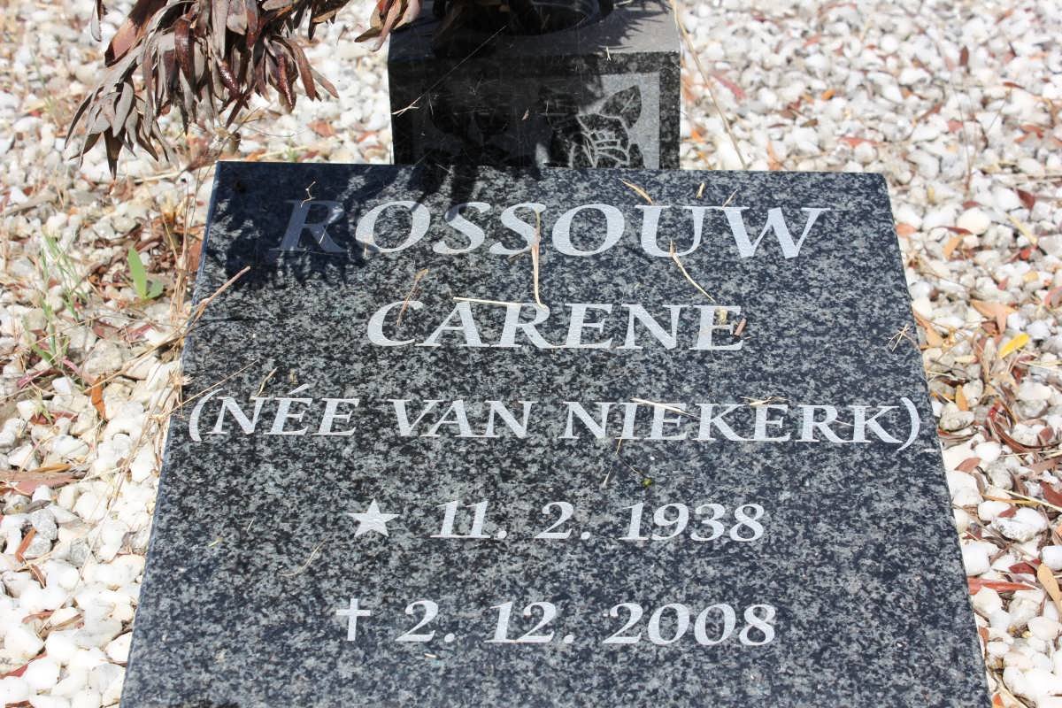 ROSSOUW Carene nee VAN NIEKERK 1938-2008