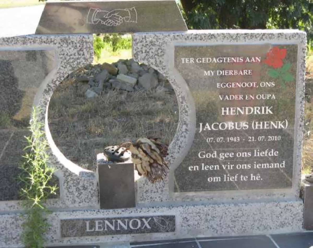 LENNOX Hendrik Jacobus 1943-2010