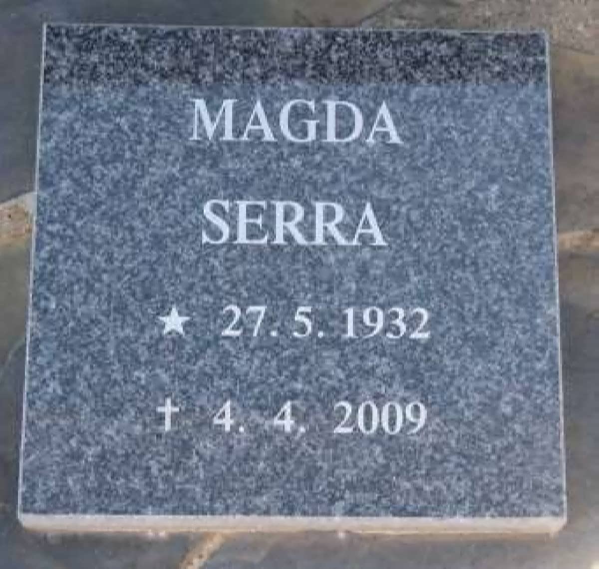 ORFFER Magda Serra 1932-2009