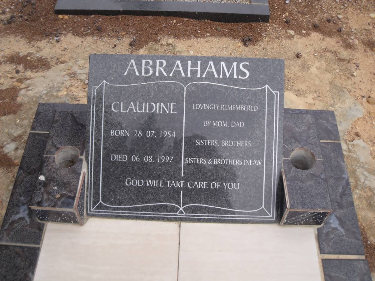 ABRAHAMS Claudine 1954-1997