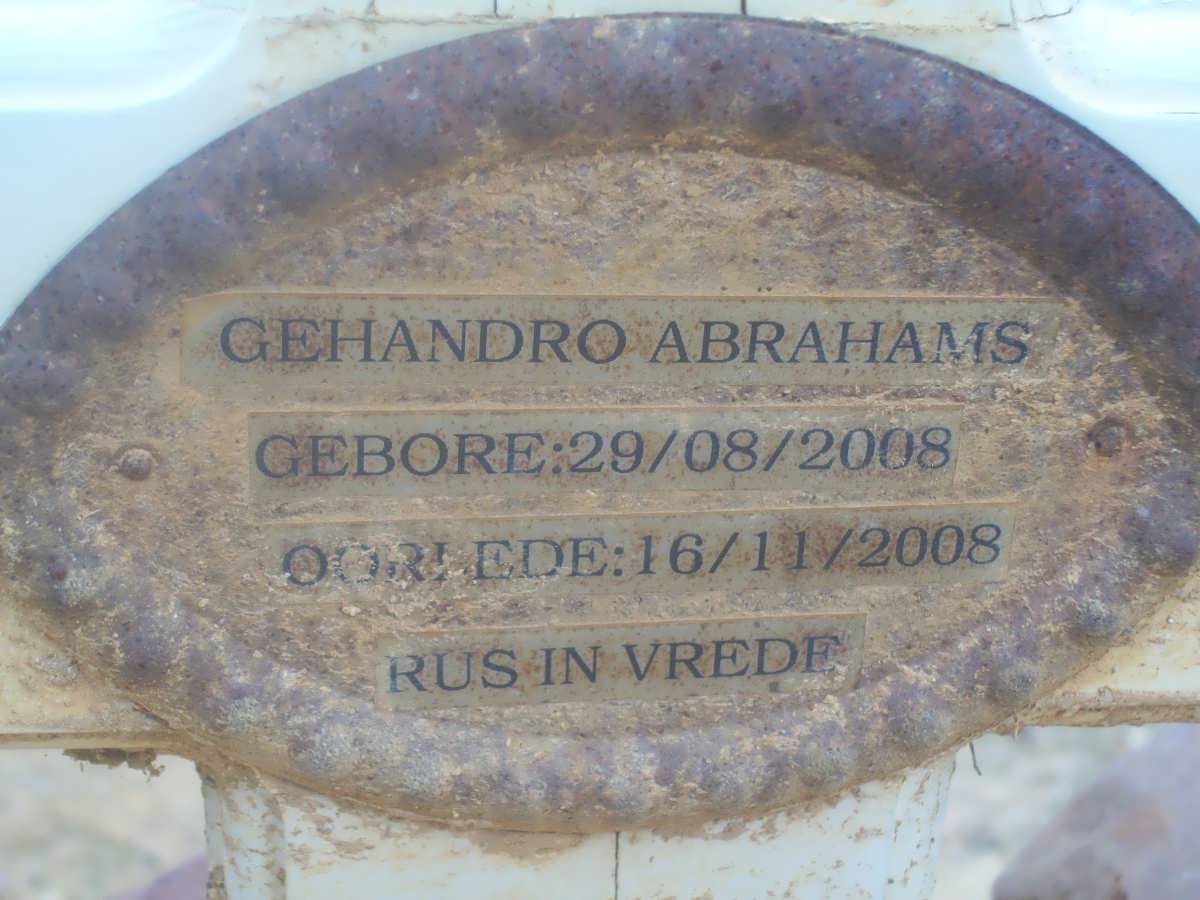 ABRAHAMS Gehandro 2008-2008