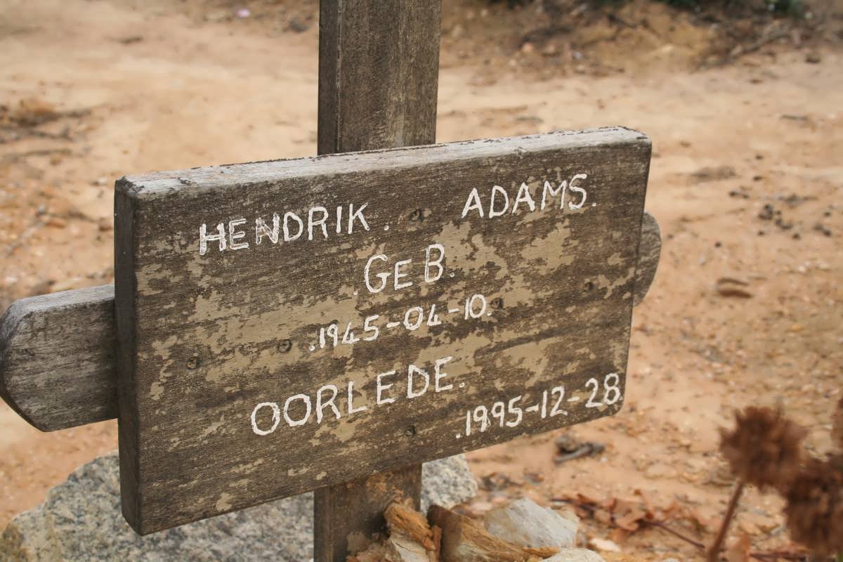 ADAMS Hendrik 1945-1995