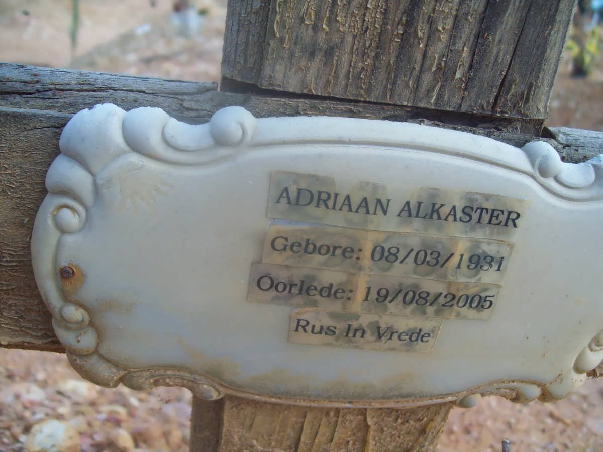 ALKASTER Adriaan 1931-2005
