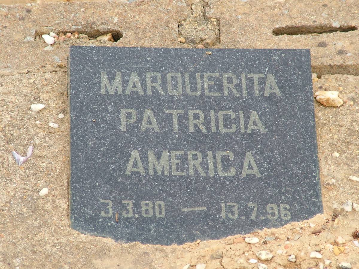 AMERICA Marquerita Patricia 1980-1996