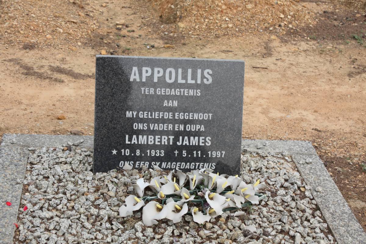 APPOLLIS Lambert James 1933-1997