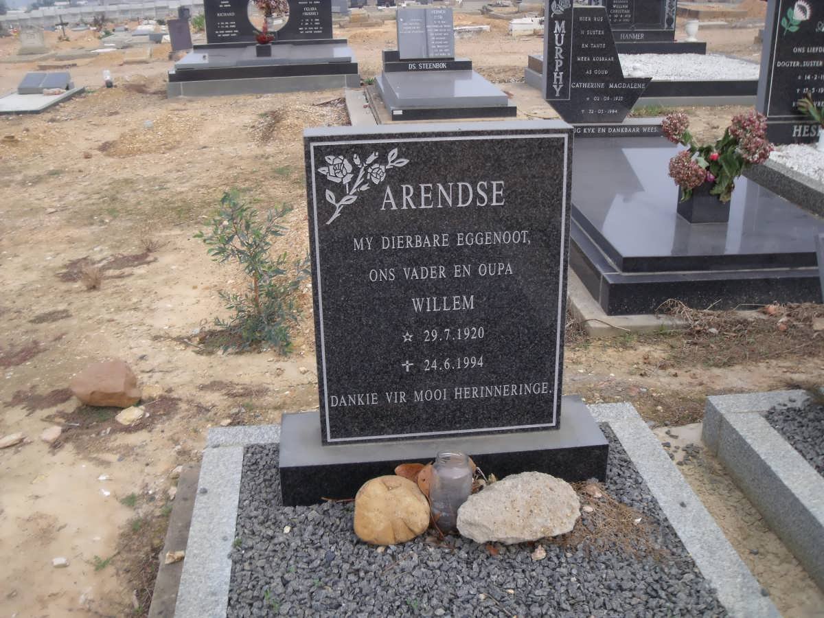 ARENDSE Willem 1920-1994