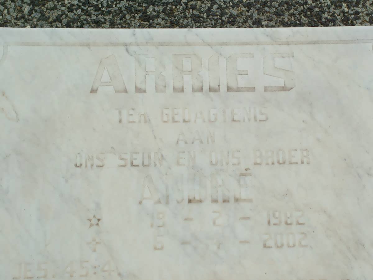 ARRIES André 1982-2002