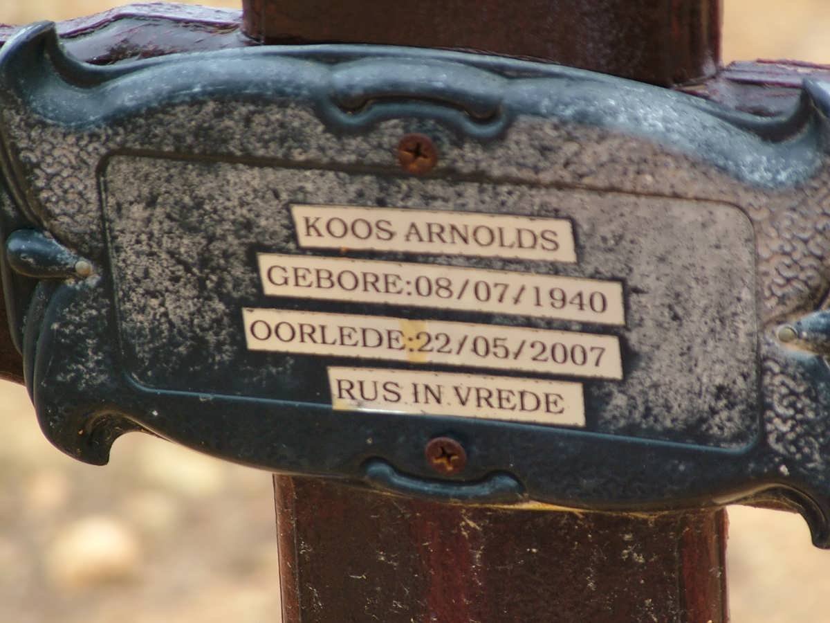 ARNOLDS Koos 1940-2007
