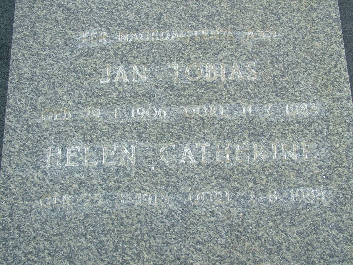 BASSON Jan Tobias 1906-1984 &amp; Helen Catherine 1918-1988