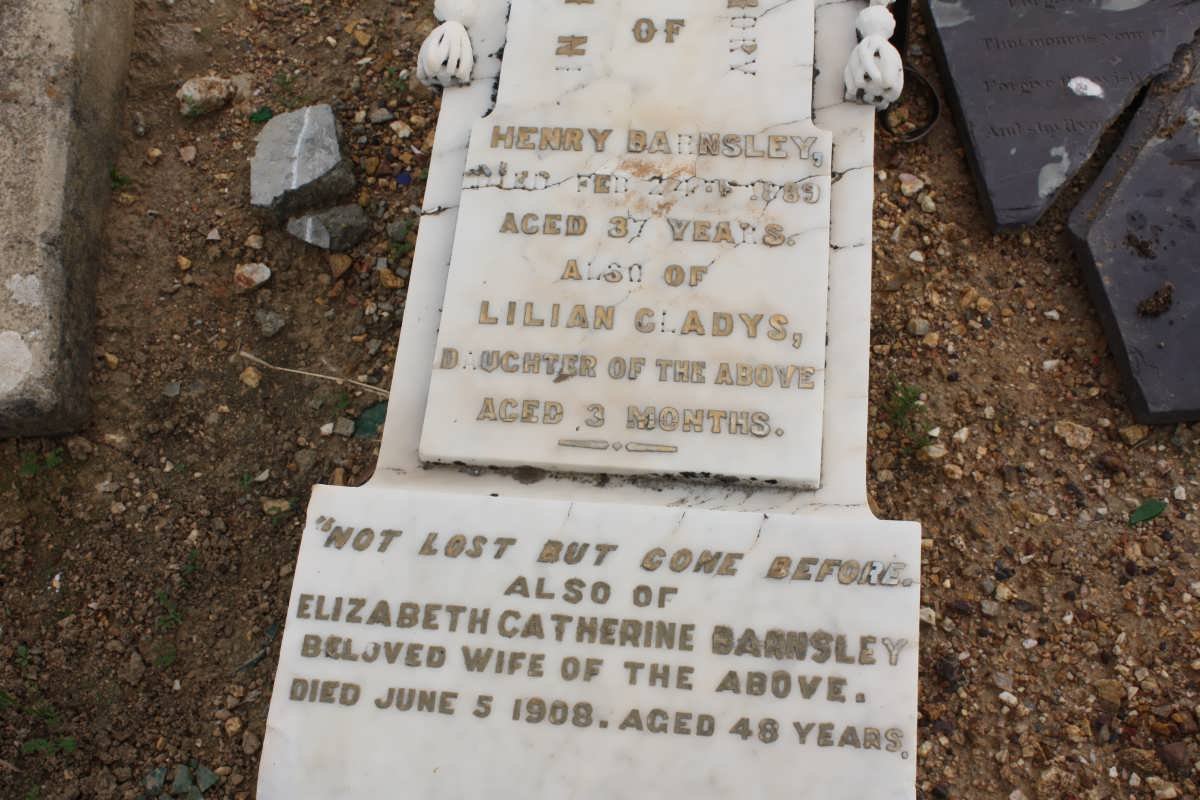 BARNSLEY Henry -1889 &amp; Elizabeth Catherine -1908 :: BARNSLEY Lilian Gladys