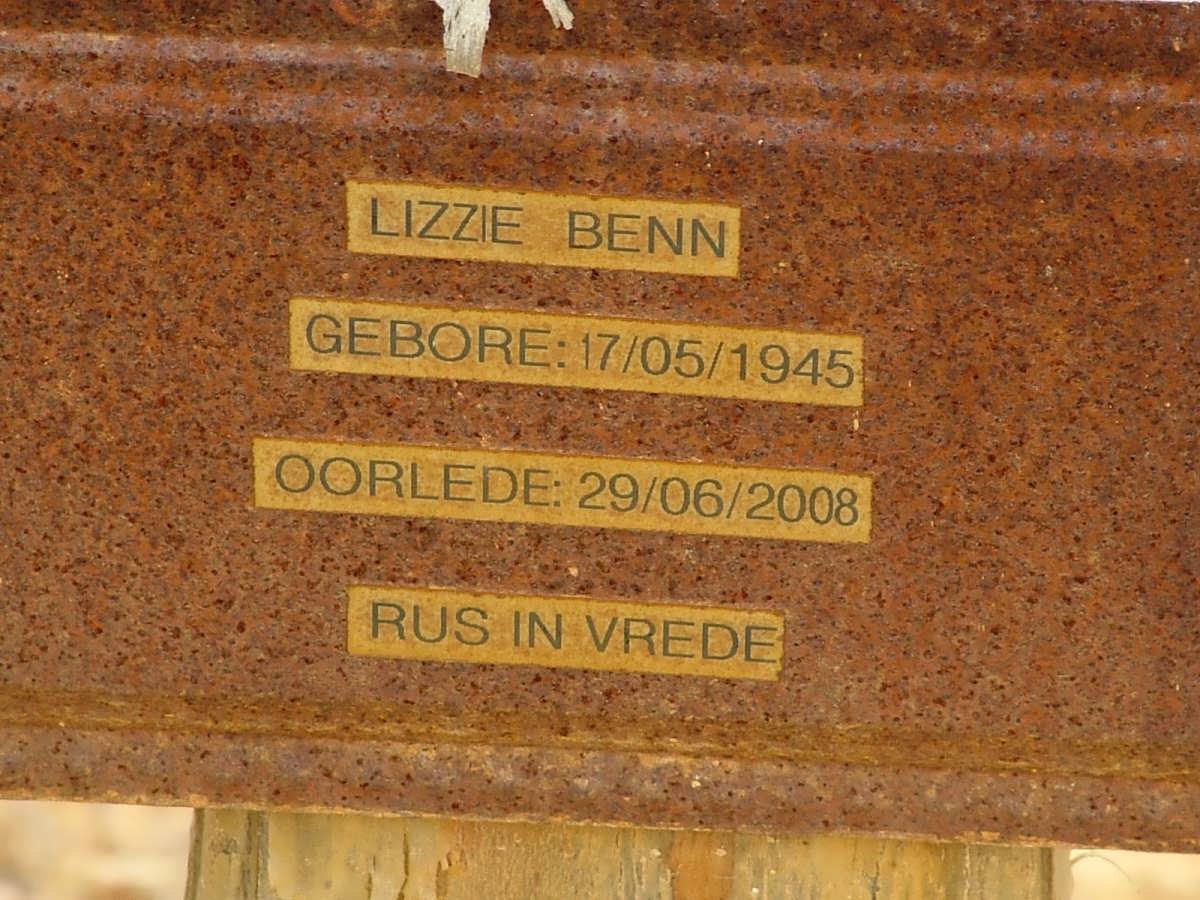 BENN Lizzie 1945-2008