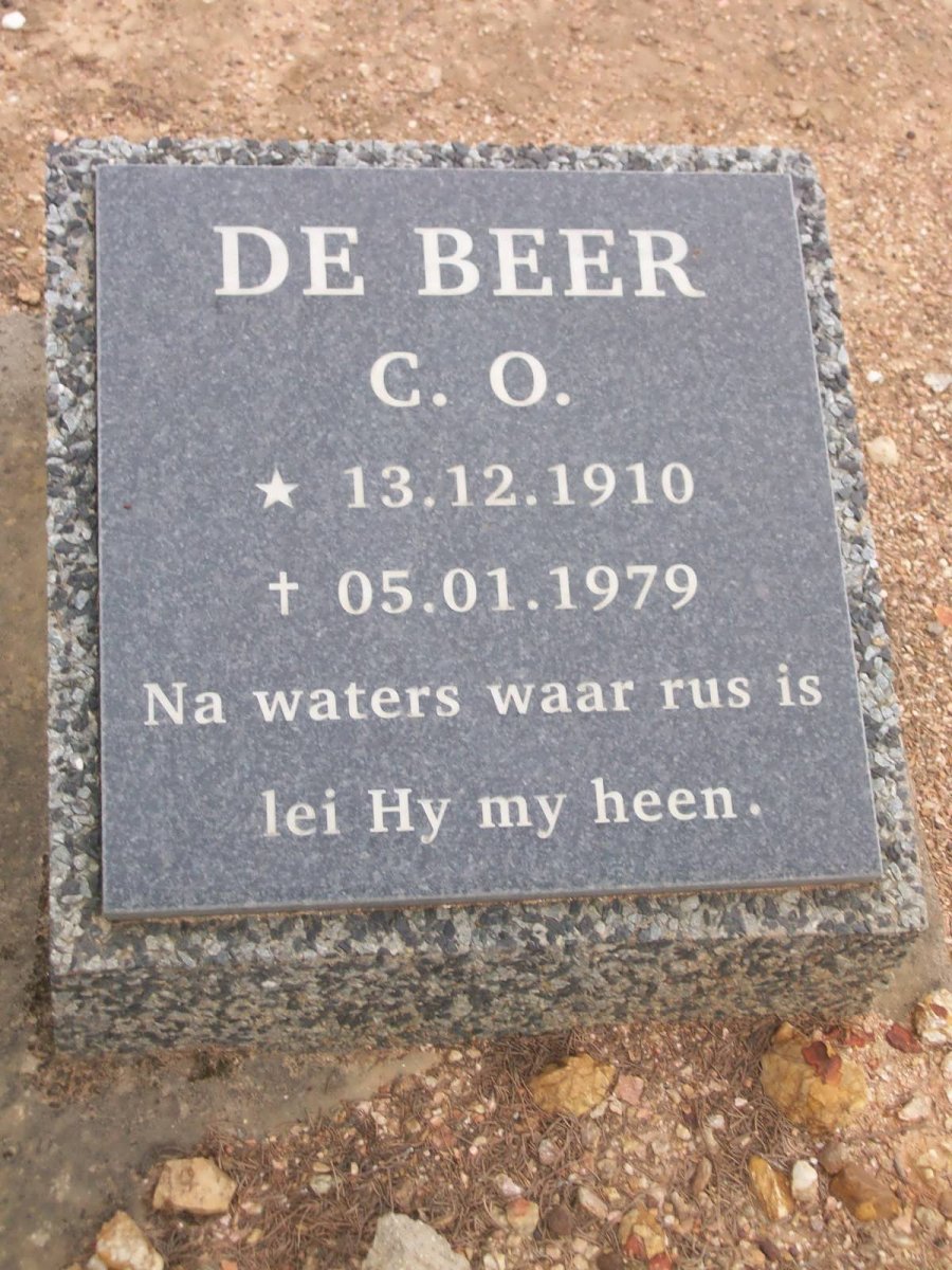BEER C.O., de 1910-1979