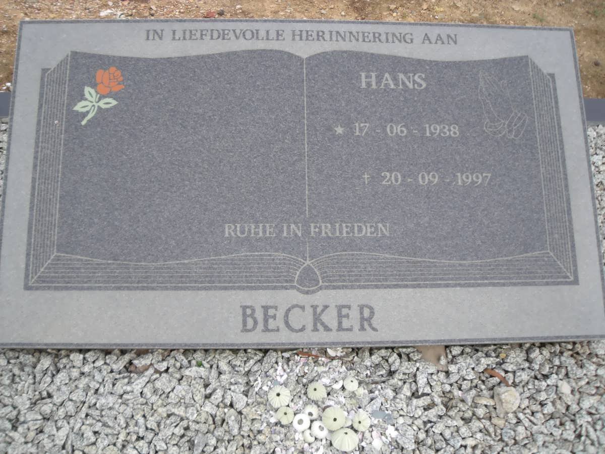 BECKER Hans 1938-1997