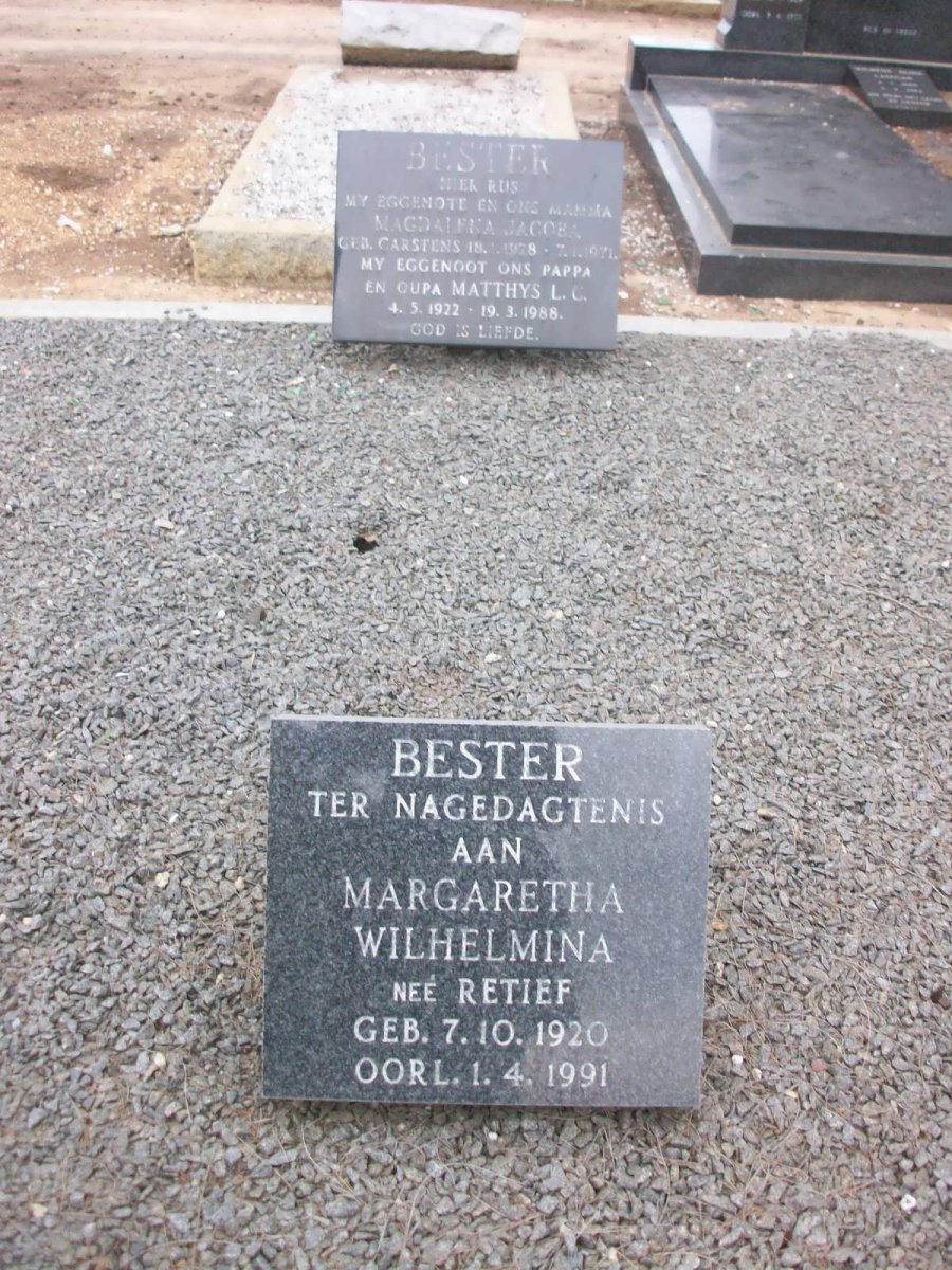 BESTER GRAVE