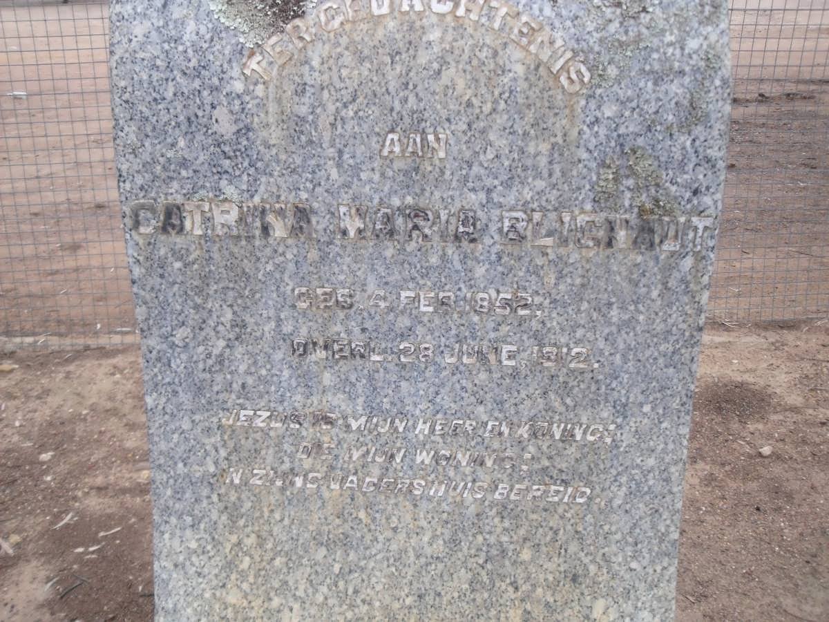 BLIGNAUT Catrina Maria 1852-1912
