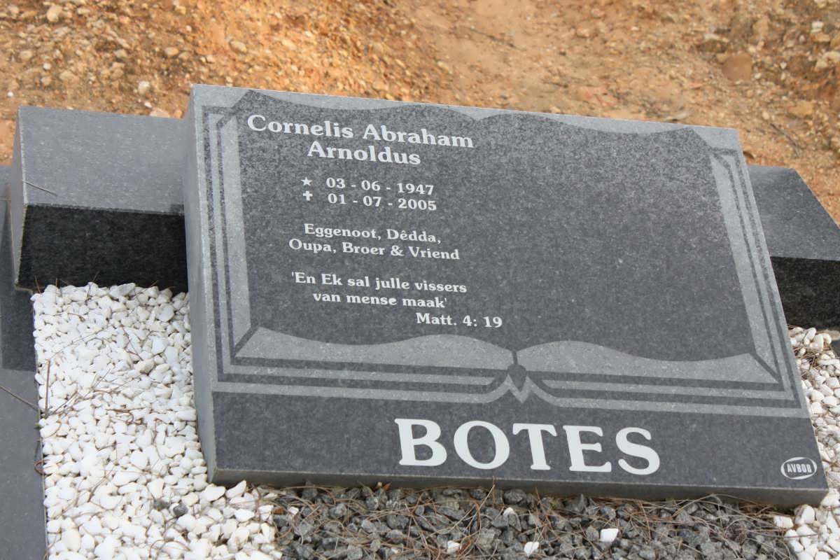 BOTES Cornelis Abraham Arnoldus 1947-2005