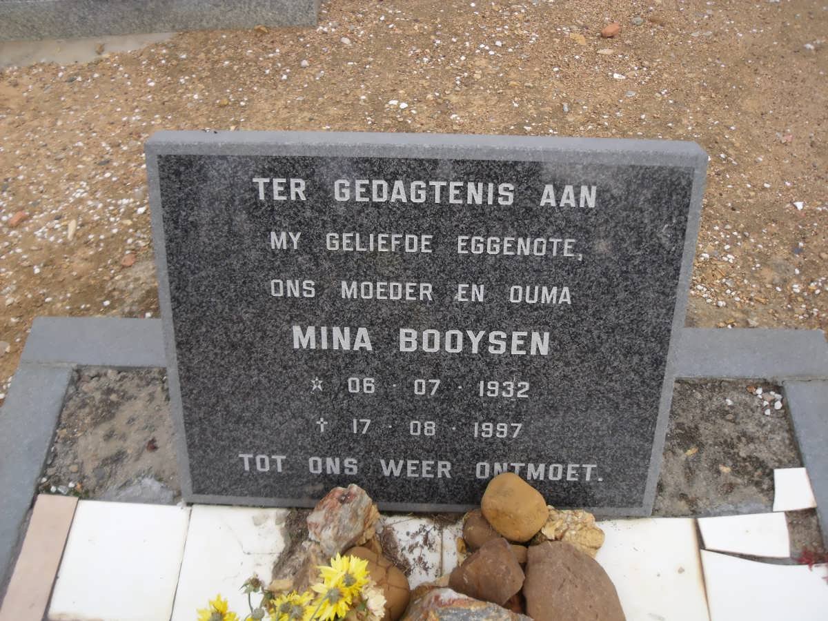BOOYSEN Mina 1932-1997