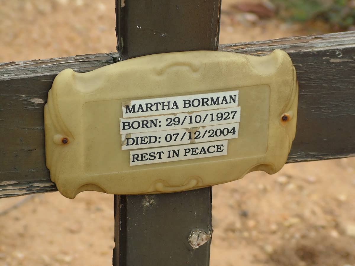 BORMAN Martha 1927-2004