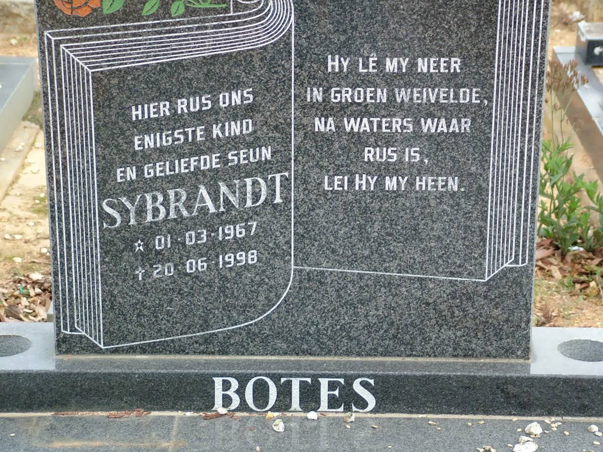 BOTES Sybrandt 1967-1998