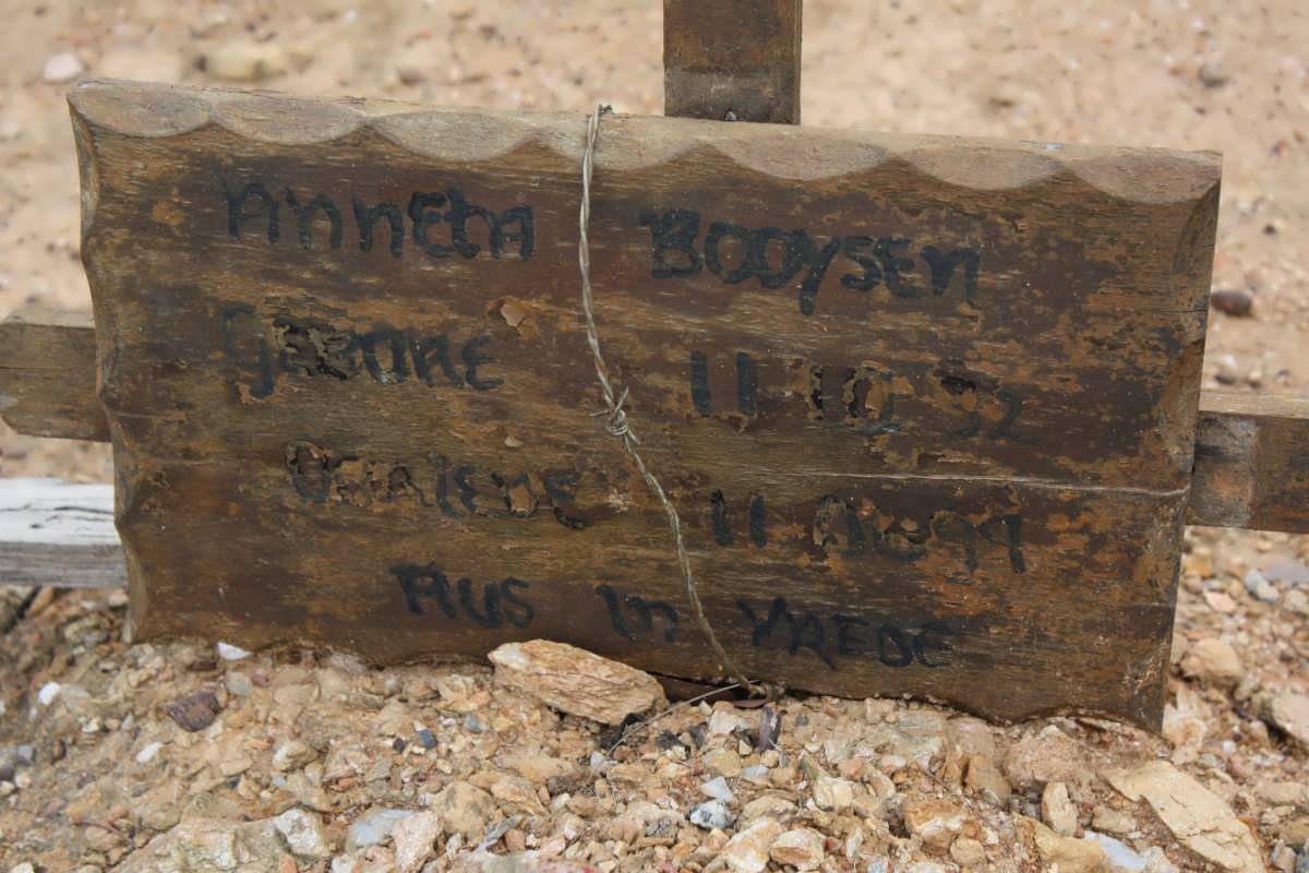 BOOYSEN Anneta 1922-1999