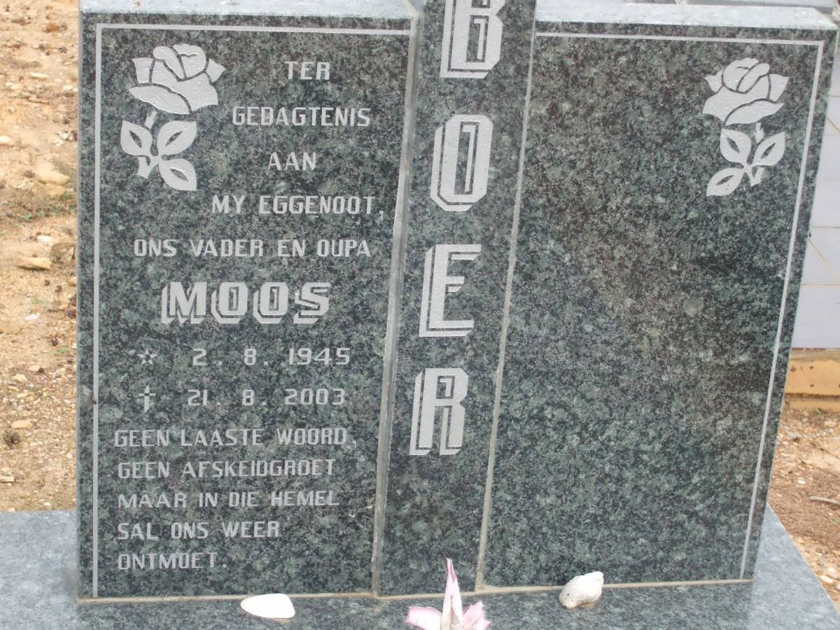 BOER Moos 1945-2003