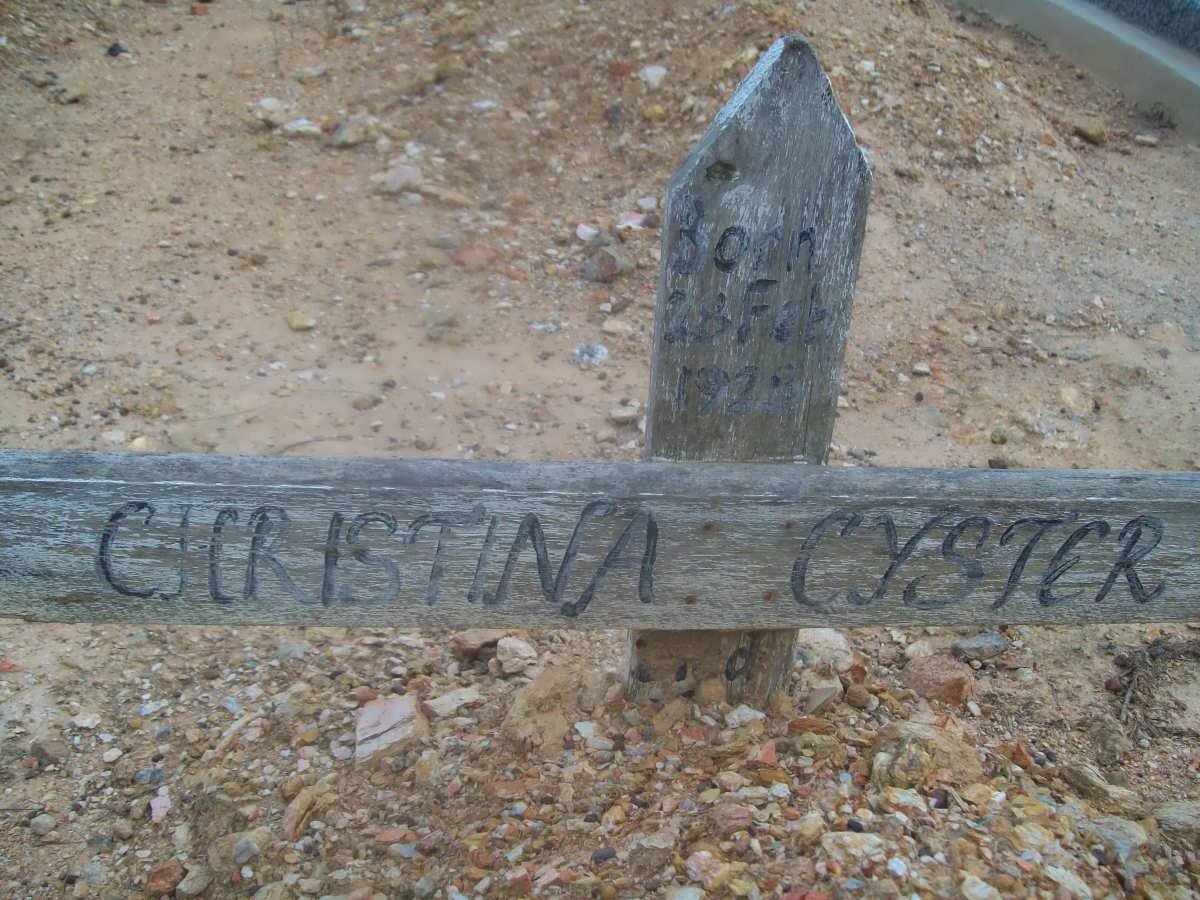 CYSTER Christina 1928-