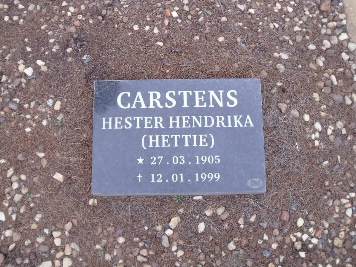 CARSTENS Hester Hendrika 1905-1999