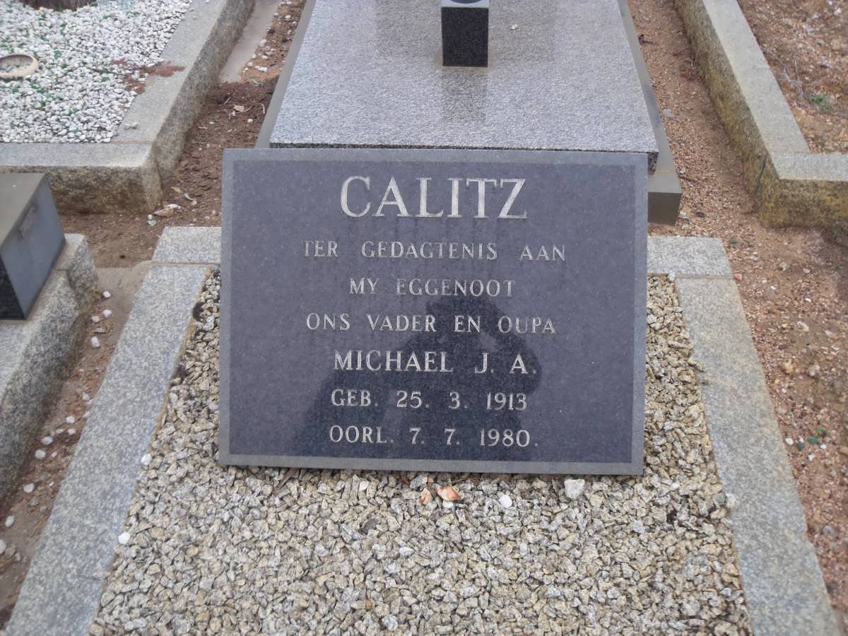 CALITZ Michael J.A. 1913-1980