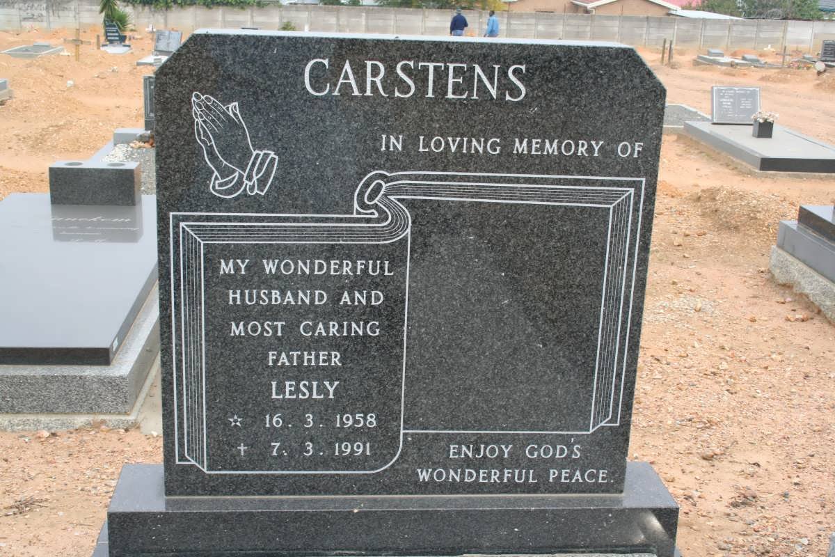 CARSTENS Lesly 1958-1991