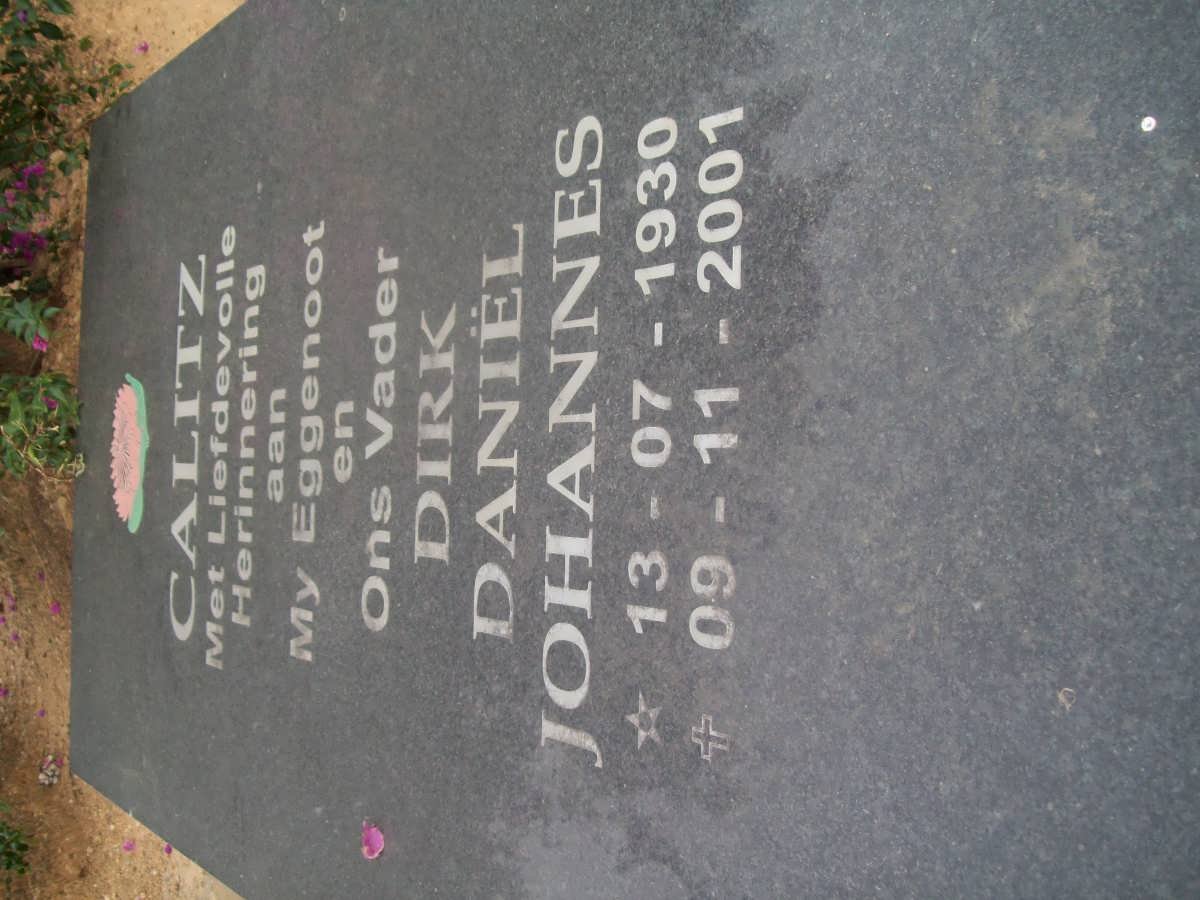 CALITZ Dirk Daniel Johannes 1930-2001