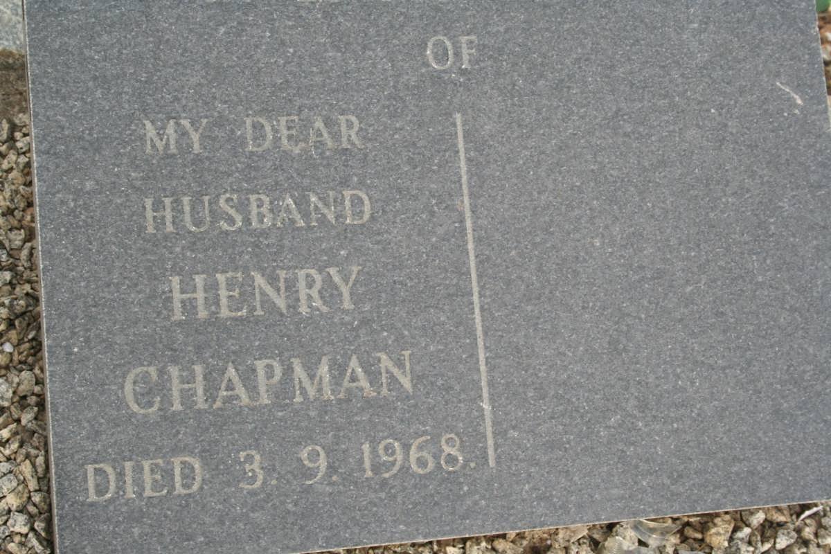 CHAPMAN Henry -1968