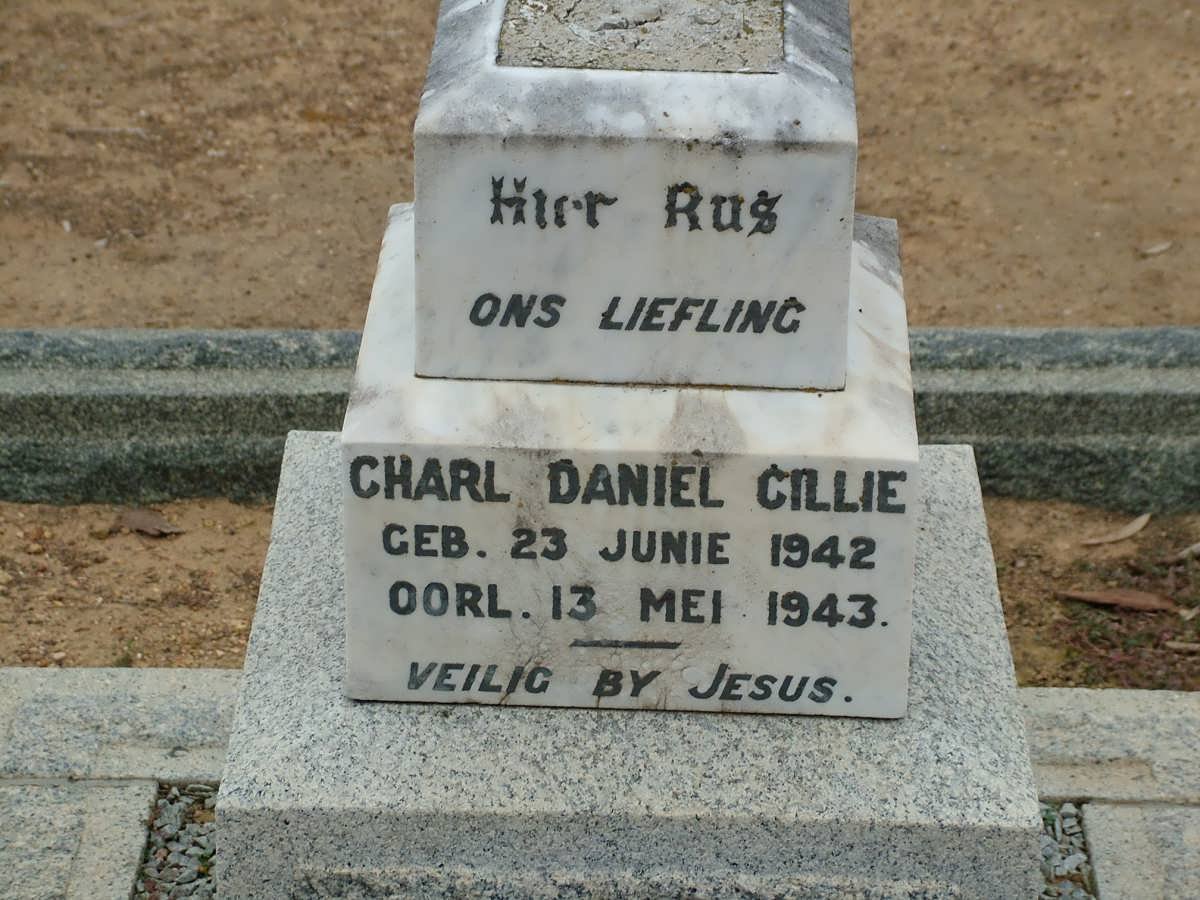 CILLIE Charl Daniel 1942-1943