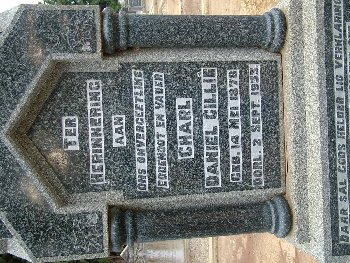 CILLIÉ Charl Daniel 1878-1933