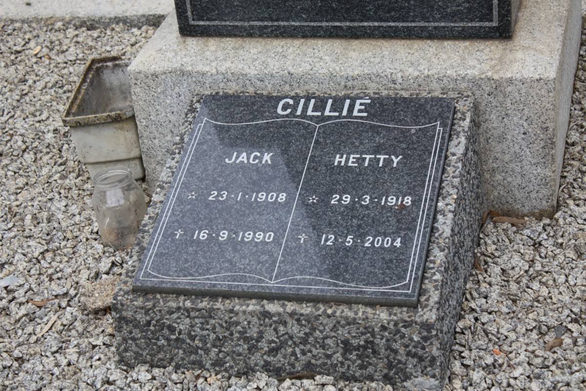 CILLIÉ Jack 1908-1990 &amp; Hetty 1918-2004