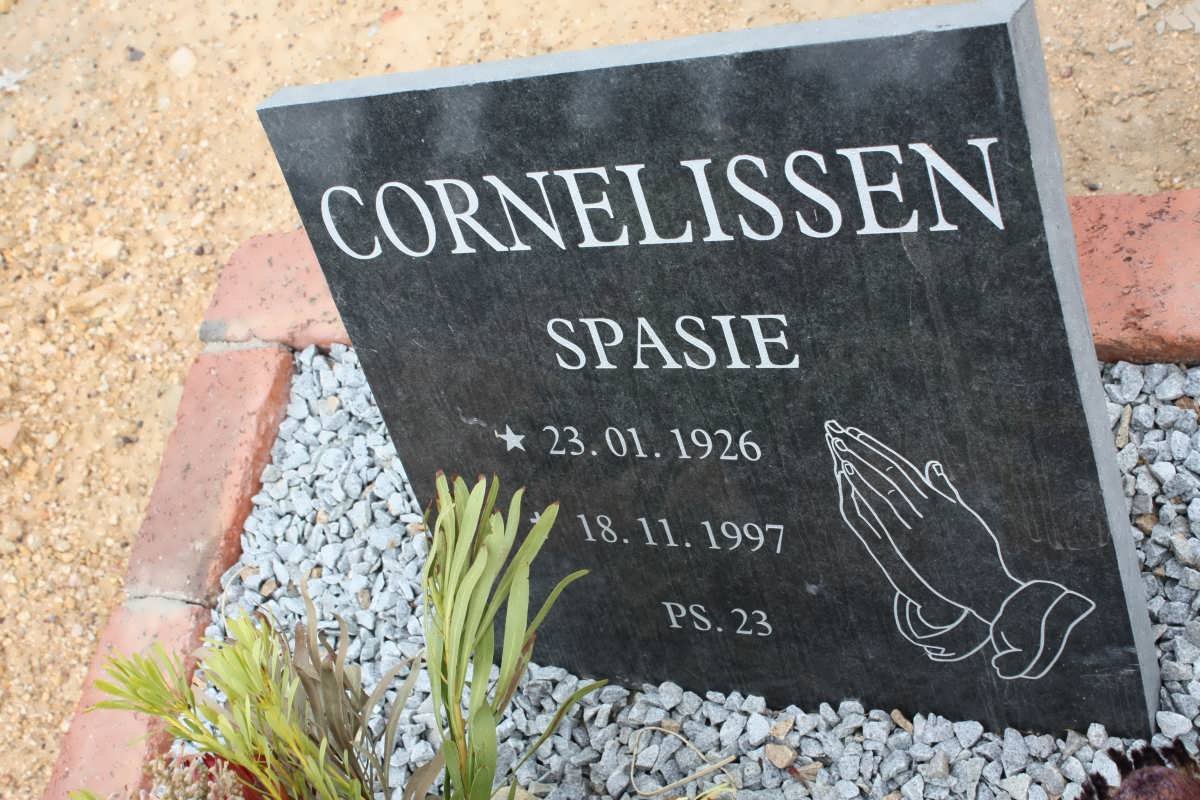 CORNELISSEN Spasie 1926-1997