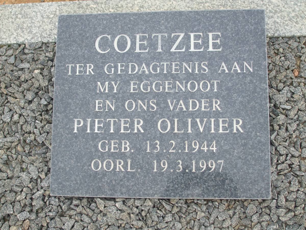 COETZEE Pieter Olivier 1944-1997