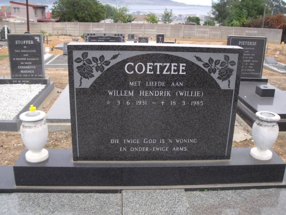 COETZEE Willem Hendrik 1931-1985