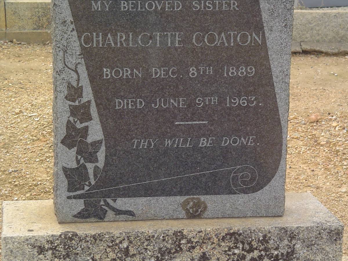 COATON Charlotte 1889-1963