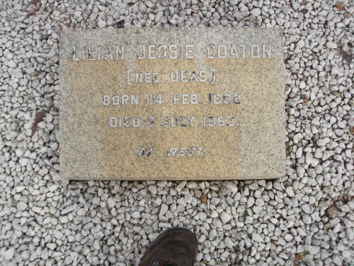COATON Lilian Jessie nee DEAS 1882-1962
