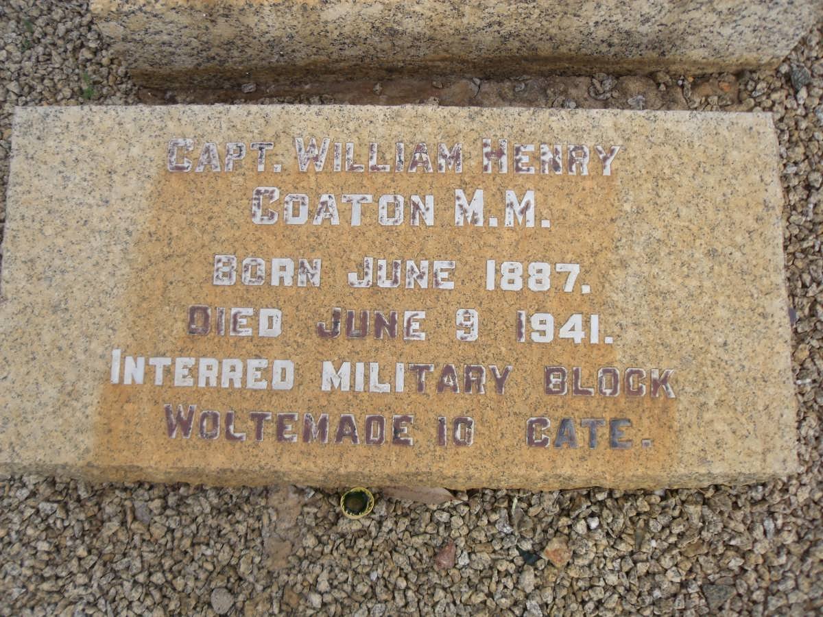 COATON W.H. 1887-1941