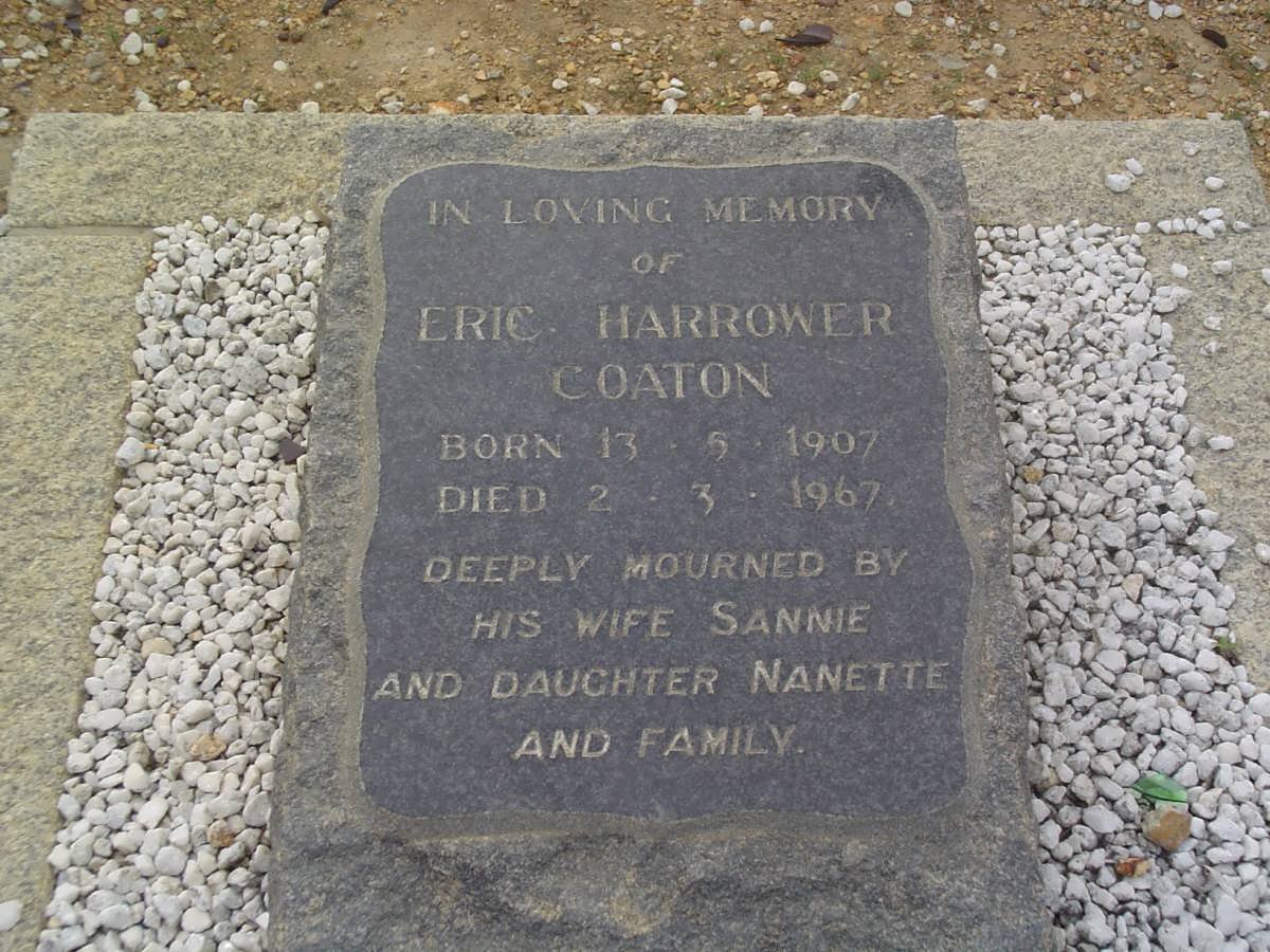 COATON Eric Harrower 1907-1967