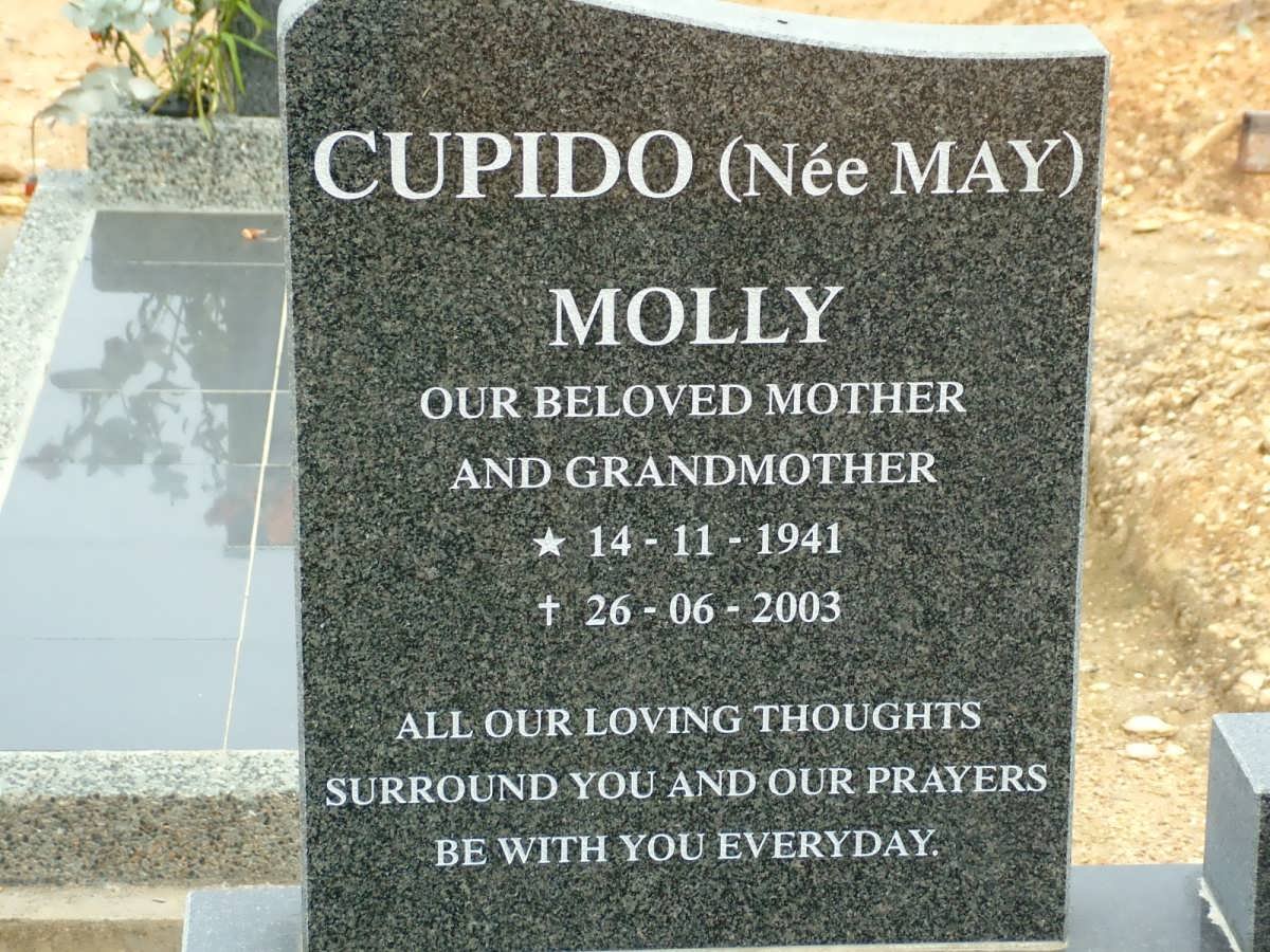 CUPIDO Molly nee MAY 1941-2003