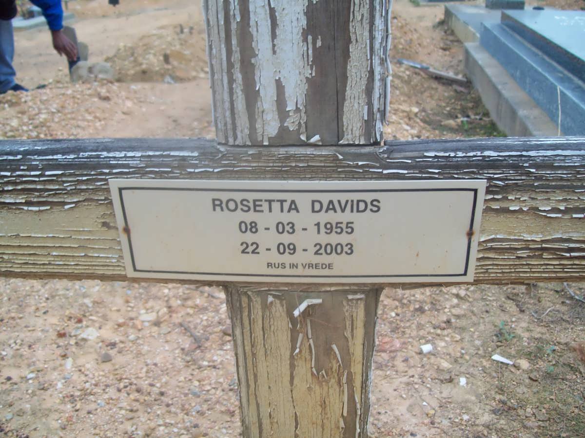 DAVIDS Rosetta 1955-2003