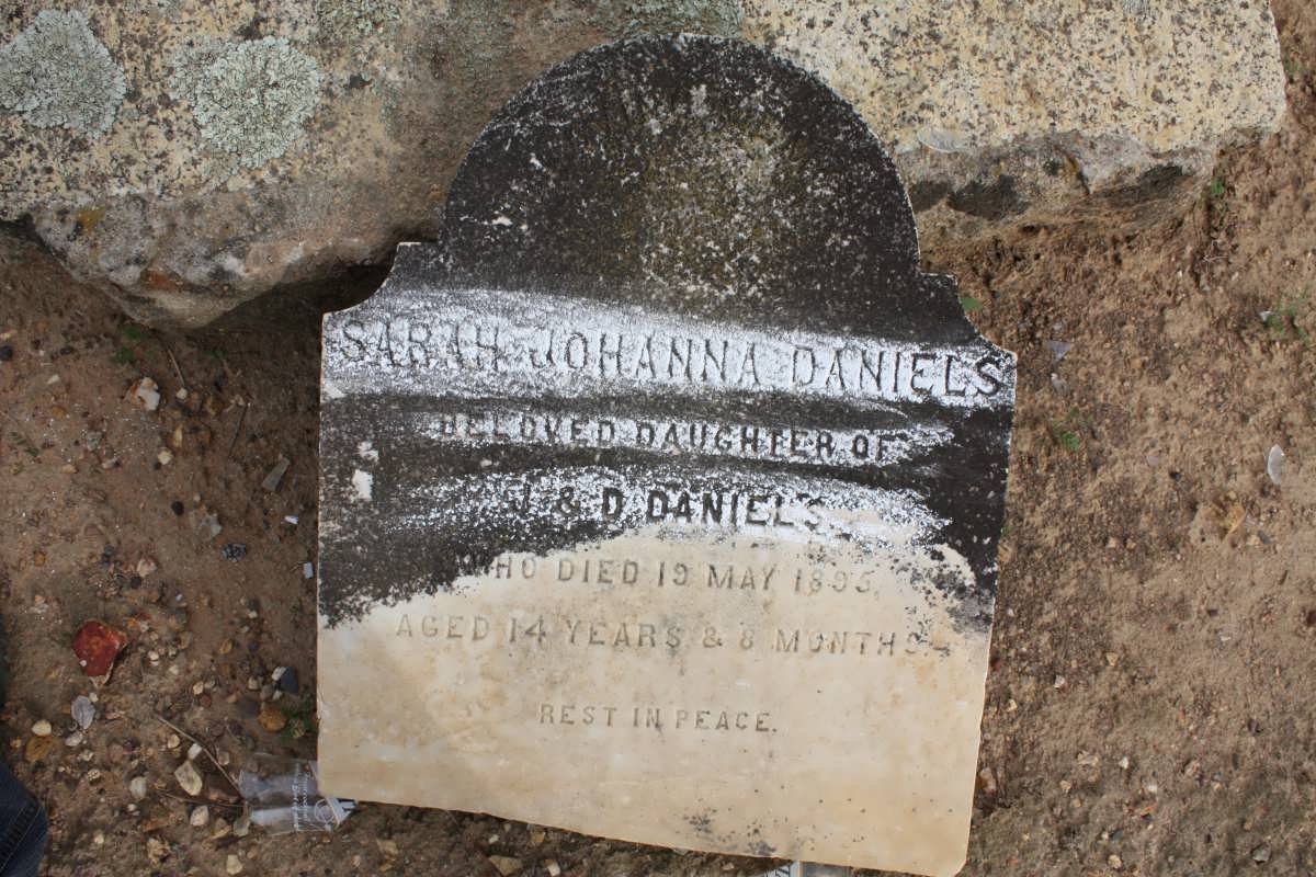 DANIELS Sarah Johanna -1895