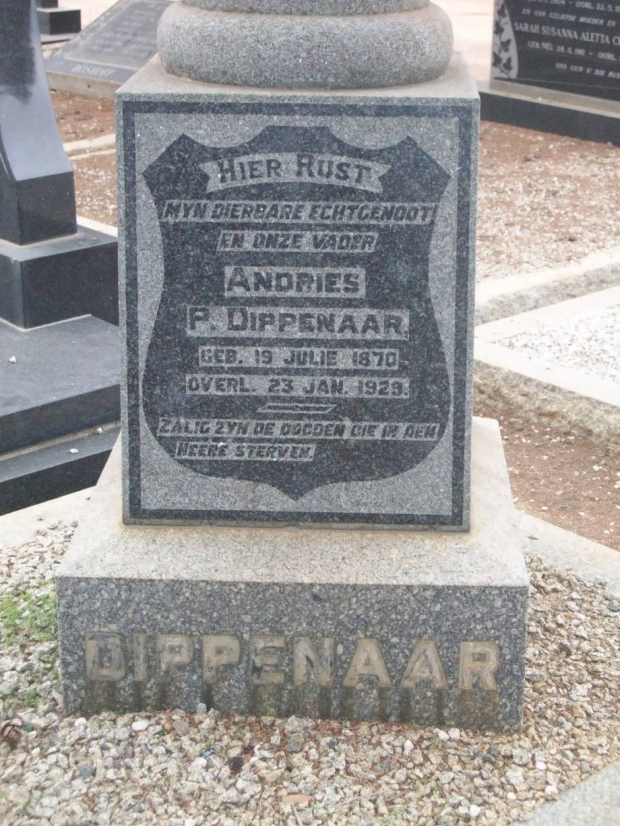 DIPPENAAR Andries P. 1970-1929
