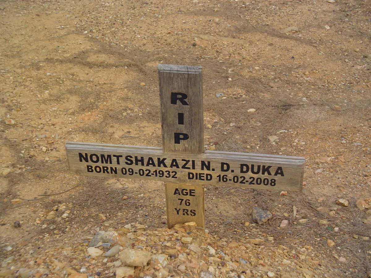 DUKA Nomtshakazi N.D. 1932-2008