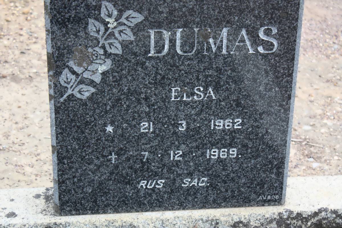 DUMAS Elsa 1962-1969