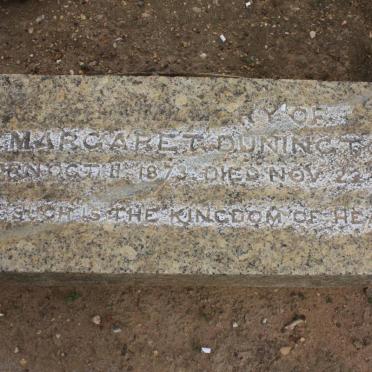 DUNINGTON Margaret 1873-1874