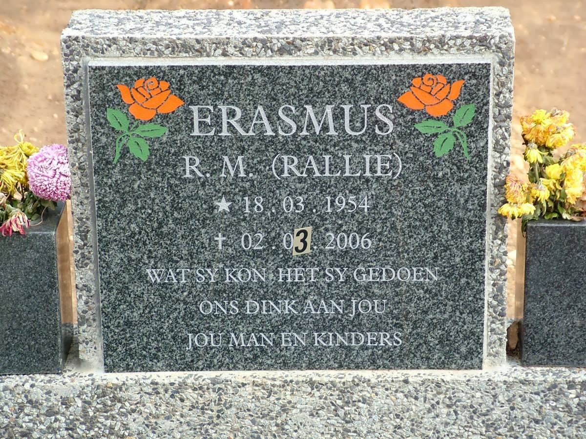 ERASMUS R.M. 1954-2006