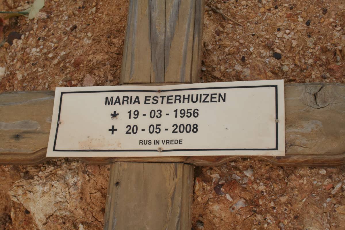 ESTERHUIZEN Maria 1956-2008
